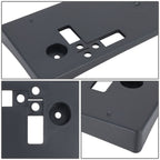 2010-2012 Lexus RX350 / RX450H Front License Plate Mounting Bracket - Black