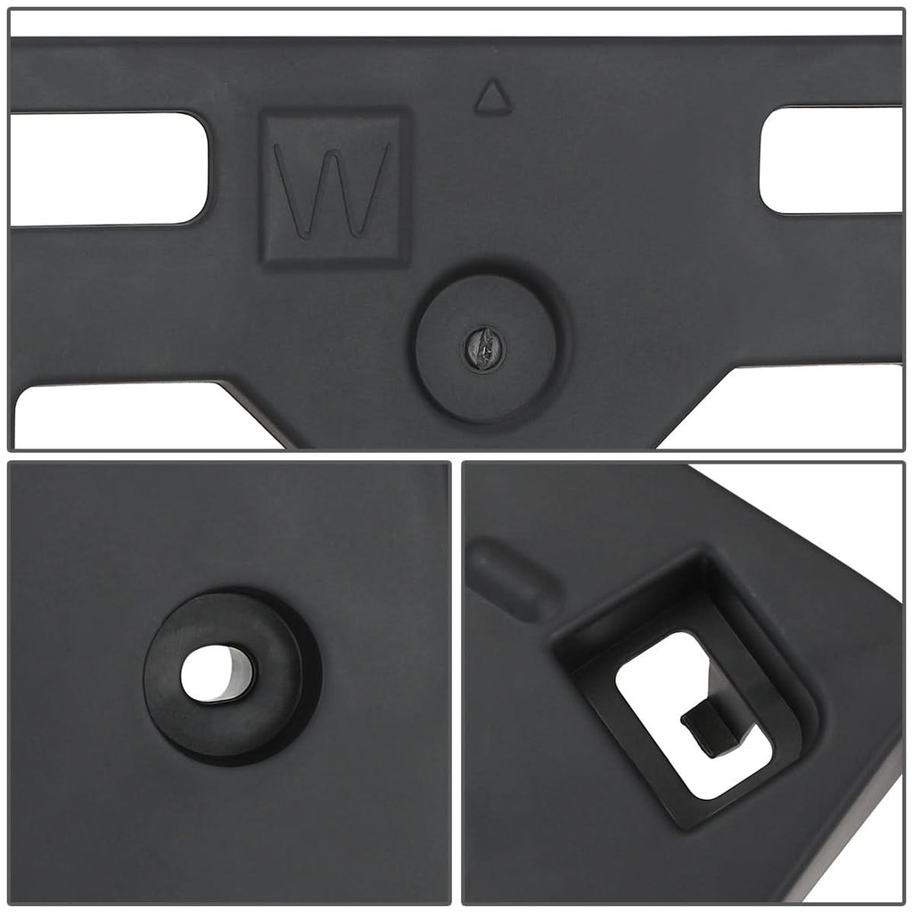 2019-2020 Lexus ES350 Front License Plate Mounting Bracket Black