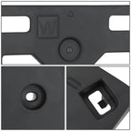 2019-2020 Lexus ES350 Front License Plate Mounting Bracket Black