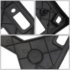 2019-2020 Lexus ES350 Front License Plate Mounting Bracket Black