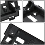 2016-2021 Mazda CX-9 Front License Plate Mounting Bracket - Black