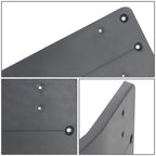 07-09 Mercedes E-Class Front License Plate Mounting Bracket Black