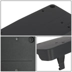 08-11 Mercedes C-Class Front License Plate Mounting Bracket - Black
