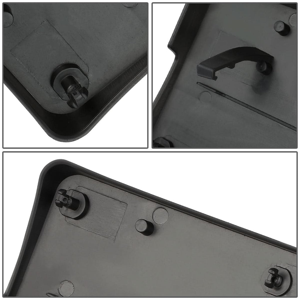 12-15 Mercedes C250/C300/C350 Front License Plate Mounting Bracket - Black