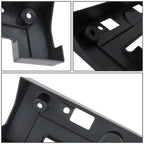11-15 Nissan Rogue Front License Plate Mounting Bracket - Black
