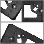 15-18 Nissan Murano Front License Plate Mounting Bracket - Black