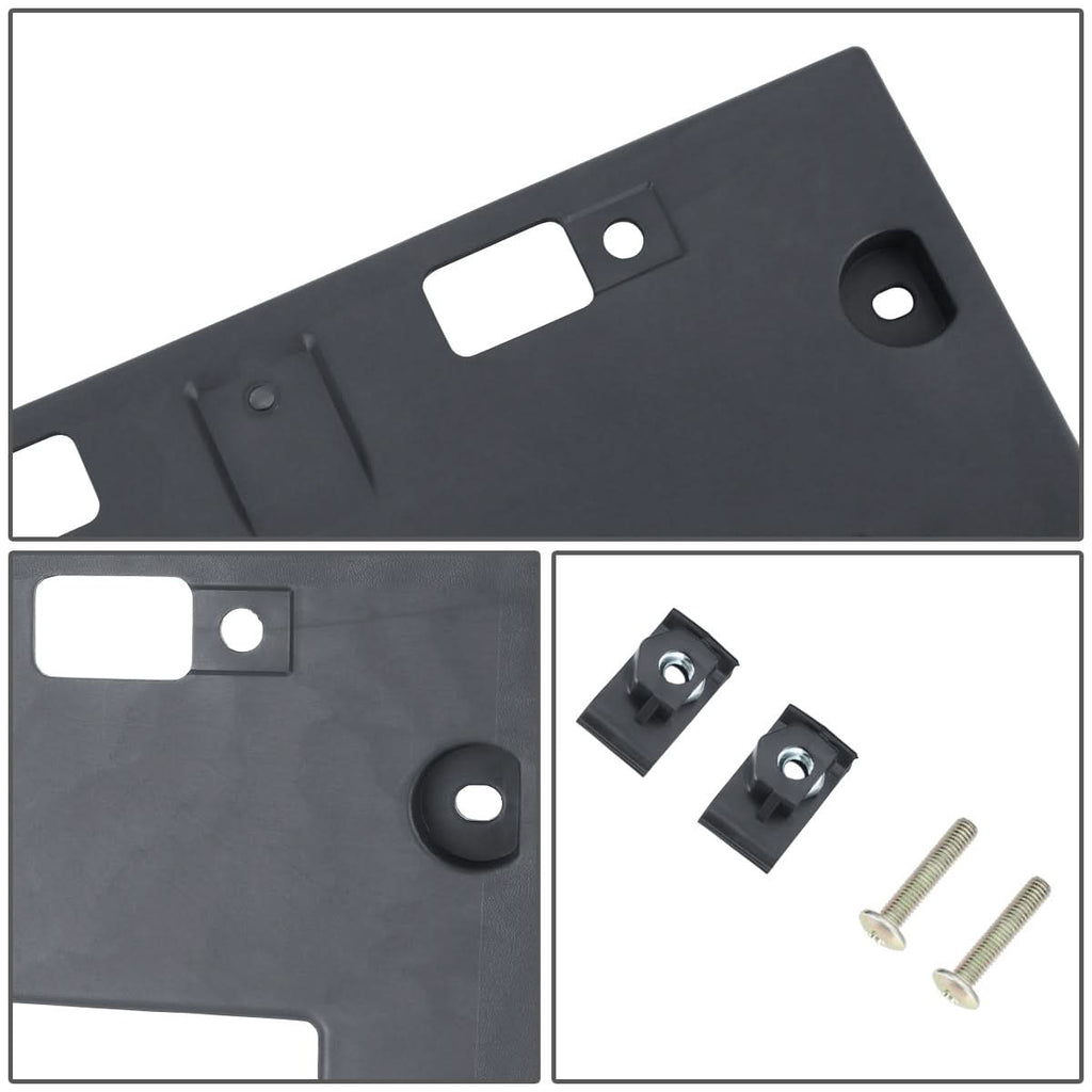 2015-2017 Nissan Juke Front License Plate Mounting Bracket - Black