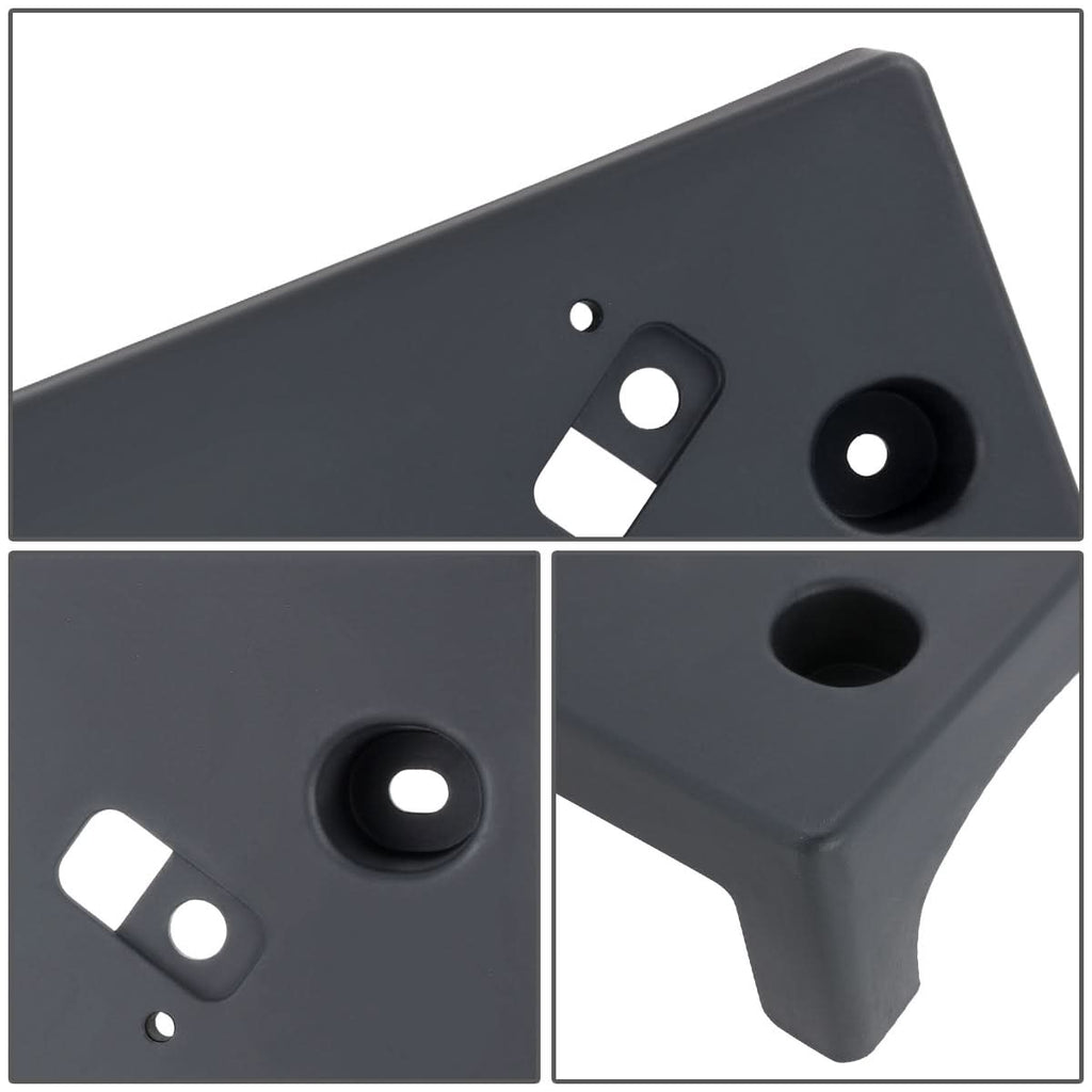 10-13 Nissan Altima Coupe Front License Plate Mounting Bracket - Black