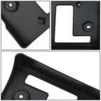 2017-2019 Nissan Titan Front License Plate Mounting Bracket - Black