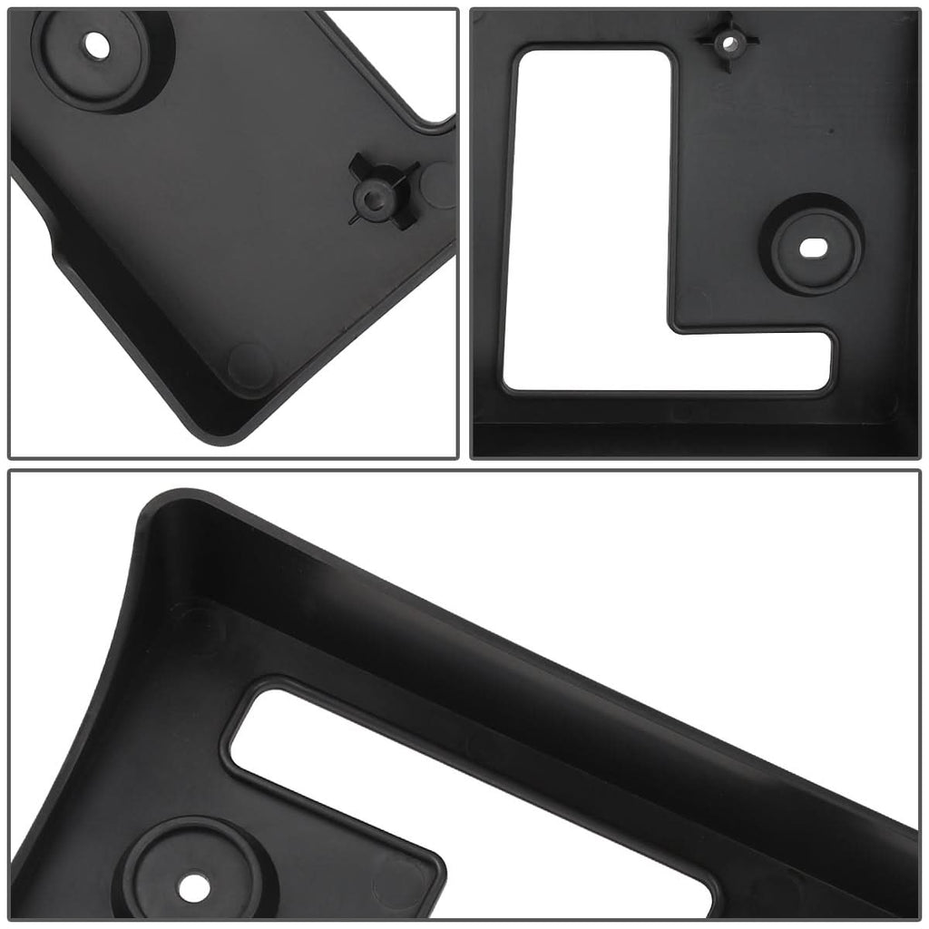 2017-2019 Nissan Titan Front License Plate Mounting Bracket - Black
