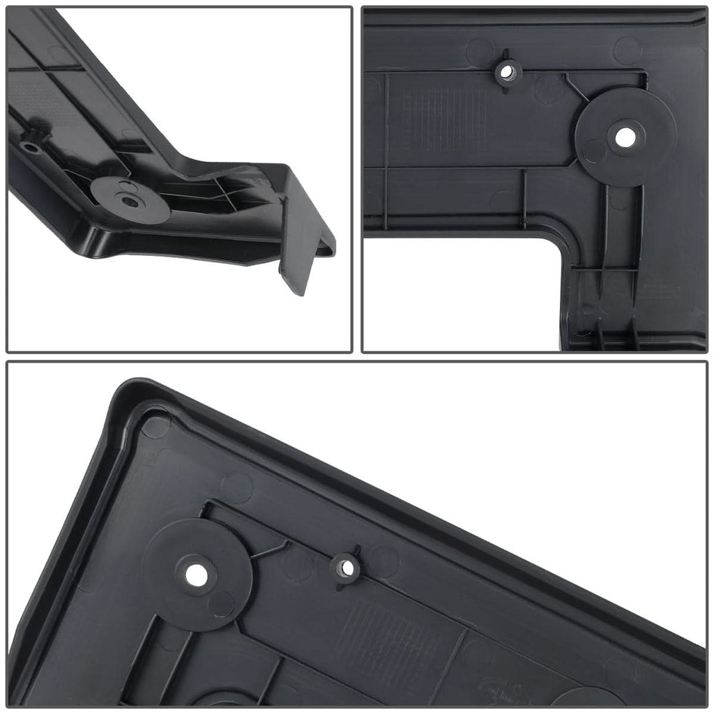 2013-2017 Nissan Leaf Front License Plate Mounting Bracket - Black