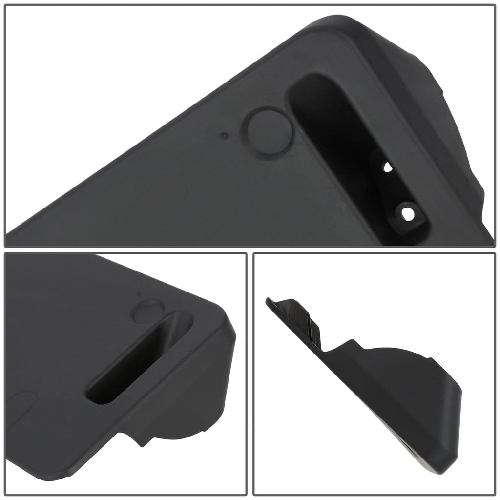 2015-2018 Porsche Macan Front License Plate Mounting Bracket - Black