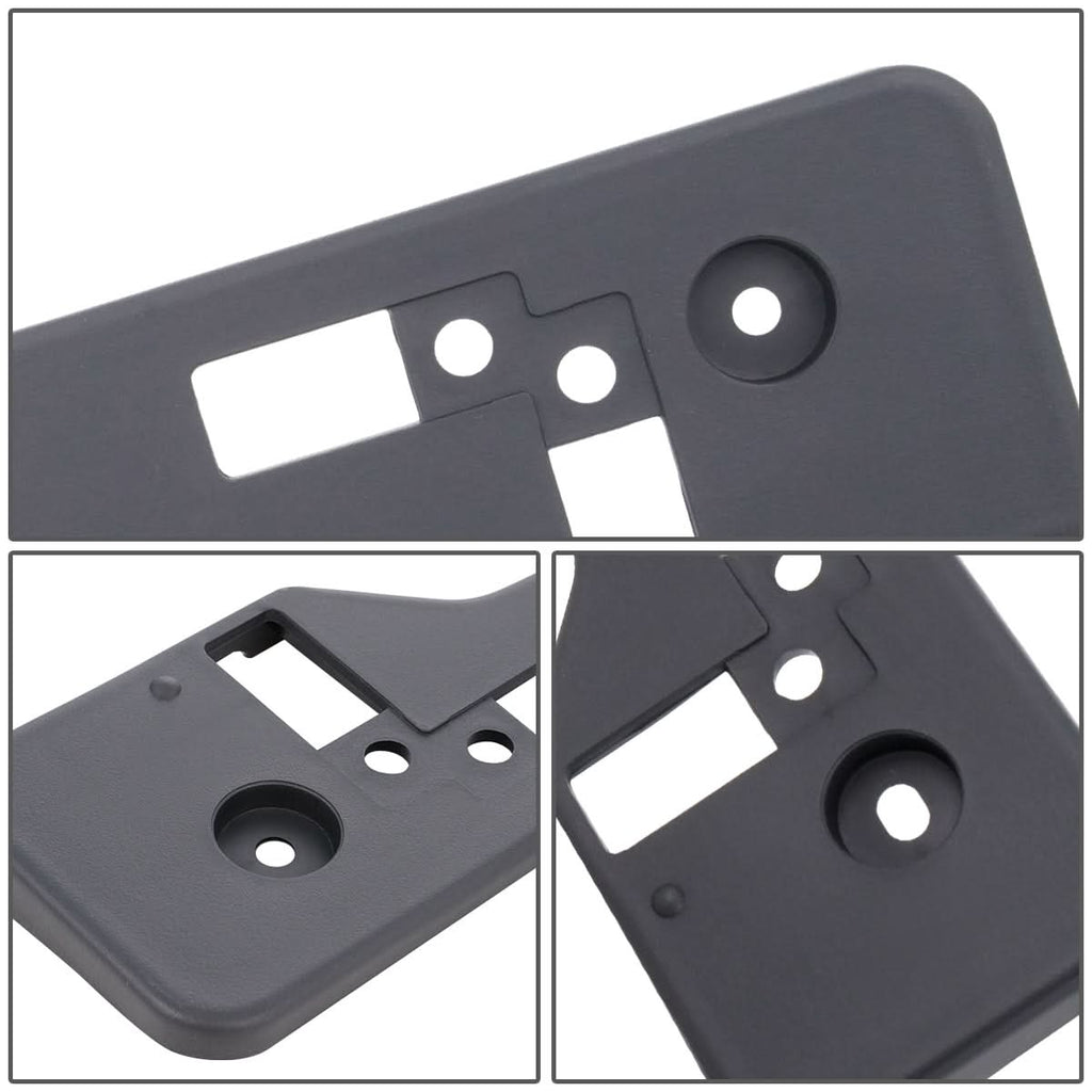 2009-2012 Toyota RAV4 Front License Plate Mounting Bracket - Black