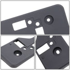 2009-2012 Toyota RAV4 Front License Plate Mounting Bracket - Black