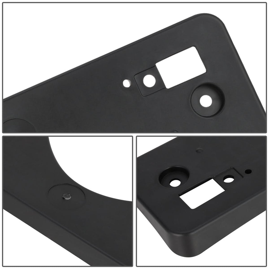 2009-2011 Toyota Yaris Front License Plate Mounting Bracket Black