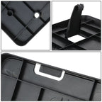 09-13 Toyota Corolla Front License Plate Mounting Bracket - Black