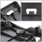 2008-2017 Toyota Sequoia License Plate Mounting Bracket - Front Black