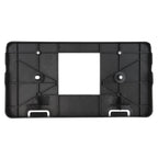 18-20 Toyota Sienna Front License Plate Mounting Bracket Black