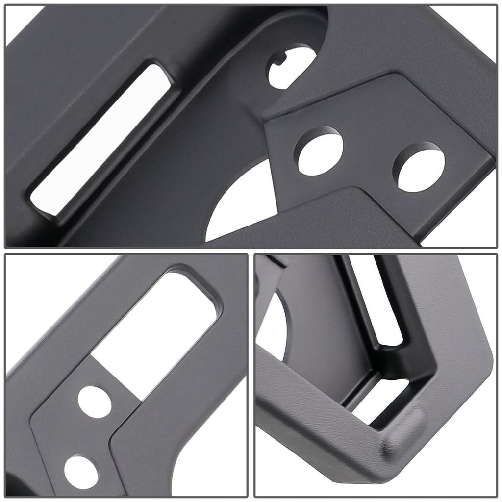 17-21 Toyota Prius Prime Front License Plate Mounting Bracket - Black