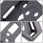 17-21 Toyota Prius Prime Front License Plate Mounting Bracket - Black