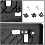 2016-2018 Toyota Corolla Front License Plate Mounting Bracket Black