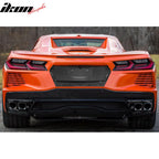 2020-2025 Chevrolet Corvette C8 Gloss Black License Plate Carbon Fiber