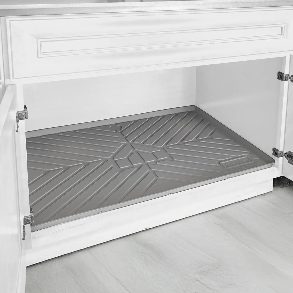SMARTLINER HOME™ Under Sink Cabinet Kitchen Mats Compatible With Standard Kitchen Cabinets 22.5" x 34.5"