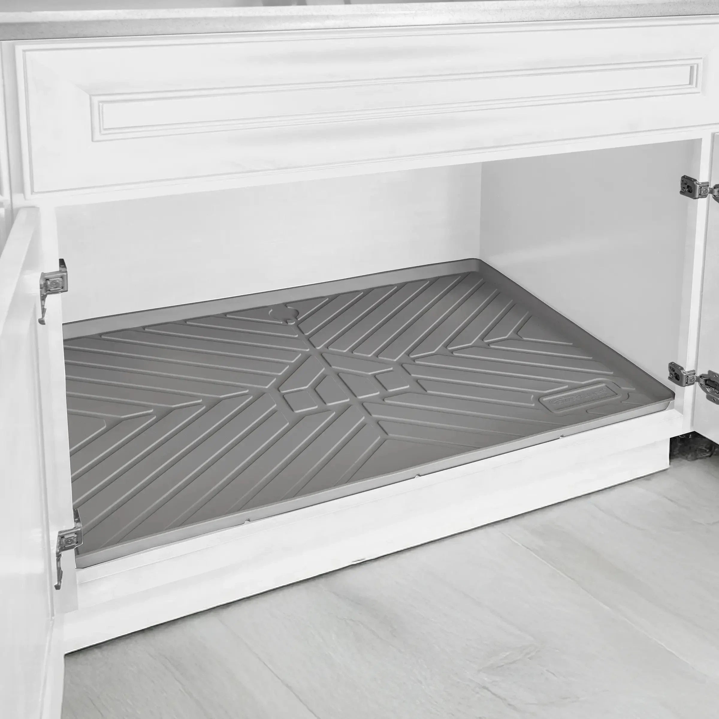 SMARTLINER HOME™ Under Sink Cabinet Kitchen Mats Compatible With Standard Kitchen Cabinets 22.5" x 34.5"
