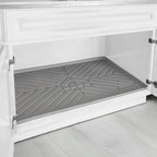 SMARTLINER HOME™ Under Sink Cabinet Kitchen Mats Compatible With Standard Kitchen Cabinets 22.5" x 28.5"