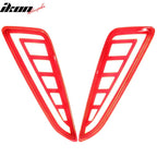 2018-2022 Toyota C-HR V2 Style Red Lens 2PCS Brake Tail Lights Lamps