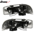 1999-2007 GMC Yukon Headlight & Bumper Lamp & Amber Reflector