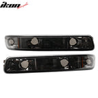 1999-2007 GMC Yukon Chrome Smoke Lens Amber Reflector LED Headlight