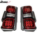 2021-2024 Ford Bronco Red LED Tail Lights Rear Lamps Assembly Pair