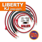 Jeep Liberty KJ Big 7 Battery Cable Kit (2002-2007) by JS Alternators