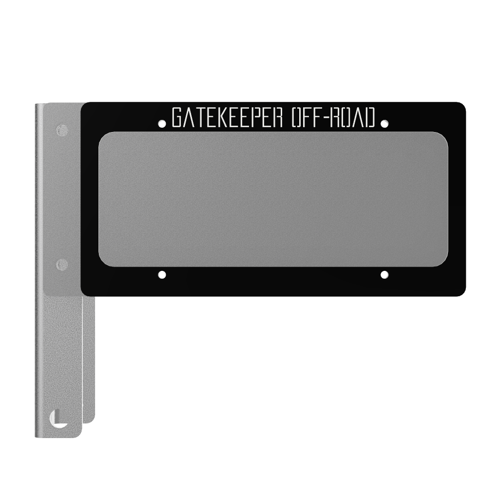 Trailer Stake Pocket License Plate Mount By Gatekeeper Off-Road