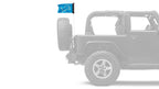 Detroit Lions 11"x17" Forever Wave Flag for Jeep Wrangler JL 2-Door 2018-Present