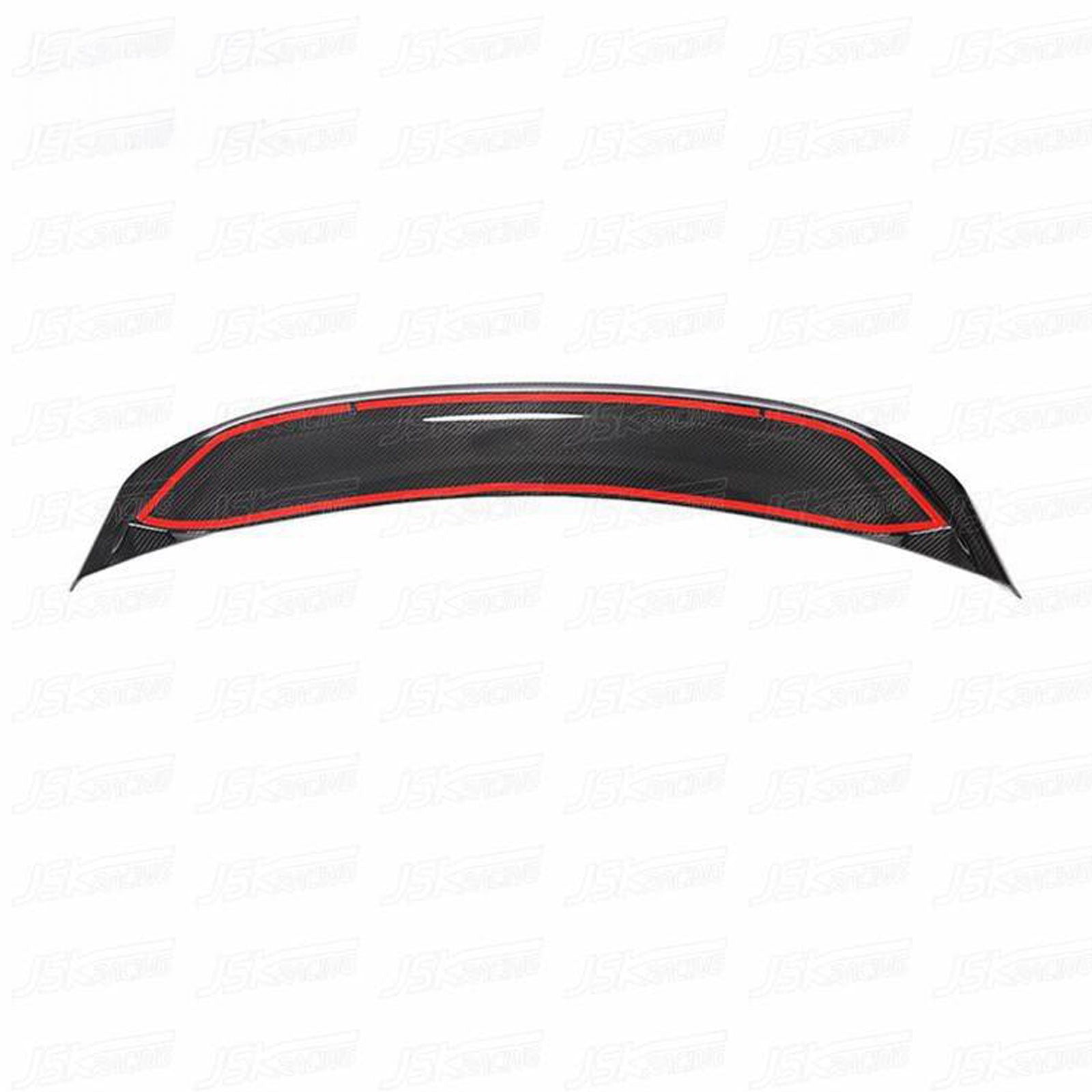 Dry Carbon Fiber Rear Trunk Spoiler for Porsche Cayman Boxster 718 16-19 - Bull Boost Performance