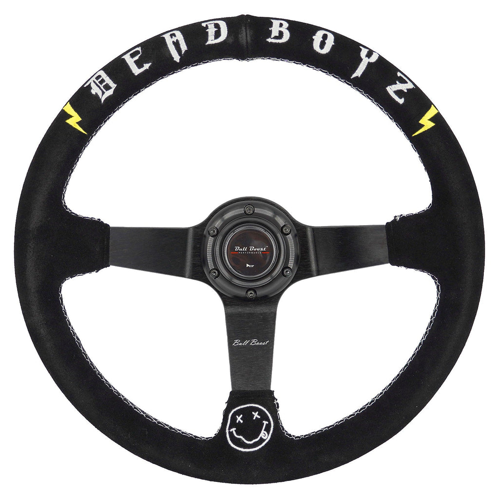 Universal Deadboyz 350mm 3"Deep Dish 6-Bolt Steering Wheel | 150 Entries - Bull Boost Performance