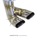 Titanium True F1 Valved Exhaust System for Audi R8 V8 V10 4.2 5.2 2017–23 Type 4S - Bull Boost Performance