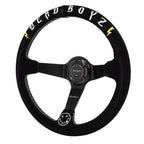 Universal Deadboyz 350mm 3"Deep Dish 6-Bolt Steering Wheel | 150 Entries - Bull Boost Performance