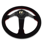 John 350mm Steering Wheel + Short Hub Adapter Kit For Mazda Miata RX-7 RX-8 MX-3 MX-6 - Bull Boost Performance