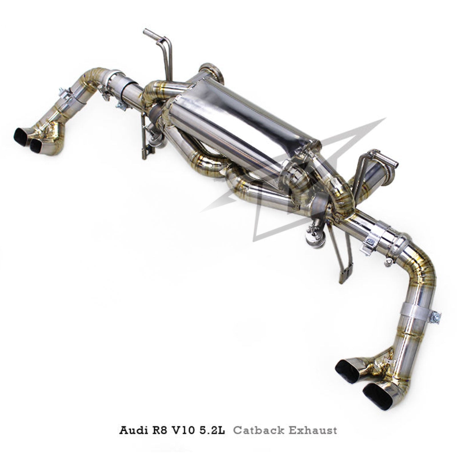 Titanium True F1 Valved Exhaust System for Audi R8 V8 V10 4.2 5.2 2017–23 Type 4S - Bull Boost Performance