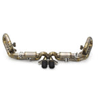 Titanium Valved Catback Exhaust for Porsche 911 991 991.1 991.2 GT3 4.0T - Bull Boost Performance