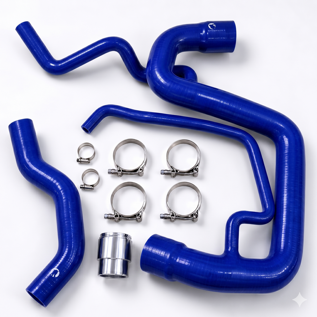 Heavy Duty Silicone Coolant Hose Kit Fits 2006-2010 Chevy Silverado GMC Sierra 6.6L Duramax