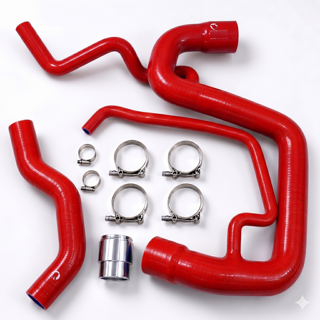 Heavy Duty Silicone Coolant Hose Kit Fits 2006-2010 Chevy Silverado GMC Sierra 6.6L Duramax