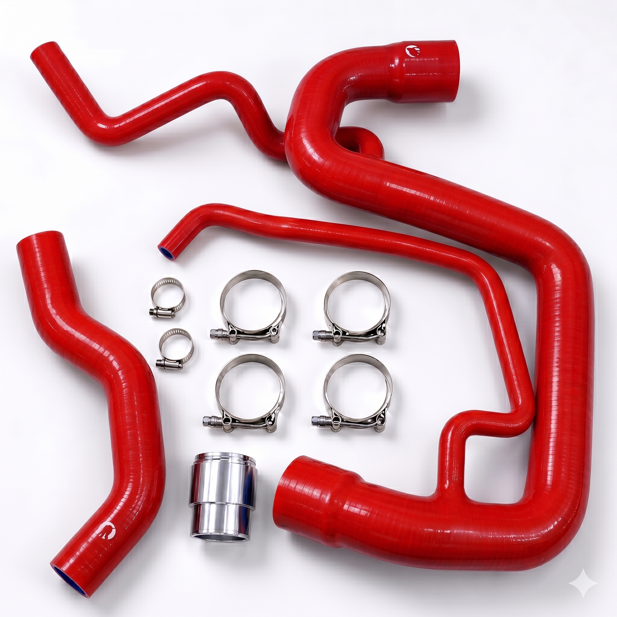 Heavy Duty Silicone Coolant Hose Kit Fits 2006-2010 Chevy Silverado GMC Sierra 6.6L Duramax