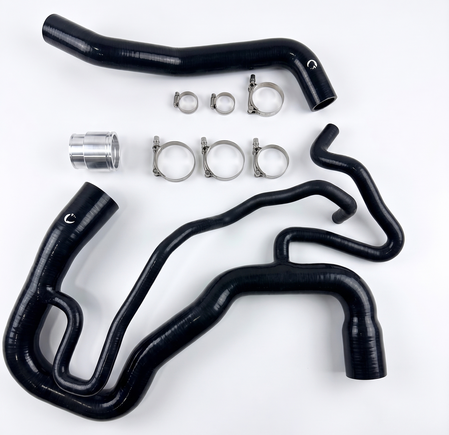 Heavy Duty Silicone Coolant Hose Kit Compatible With 2011-2016 Chevy Silverado GMC Sierra 6.6L Duramax