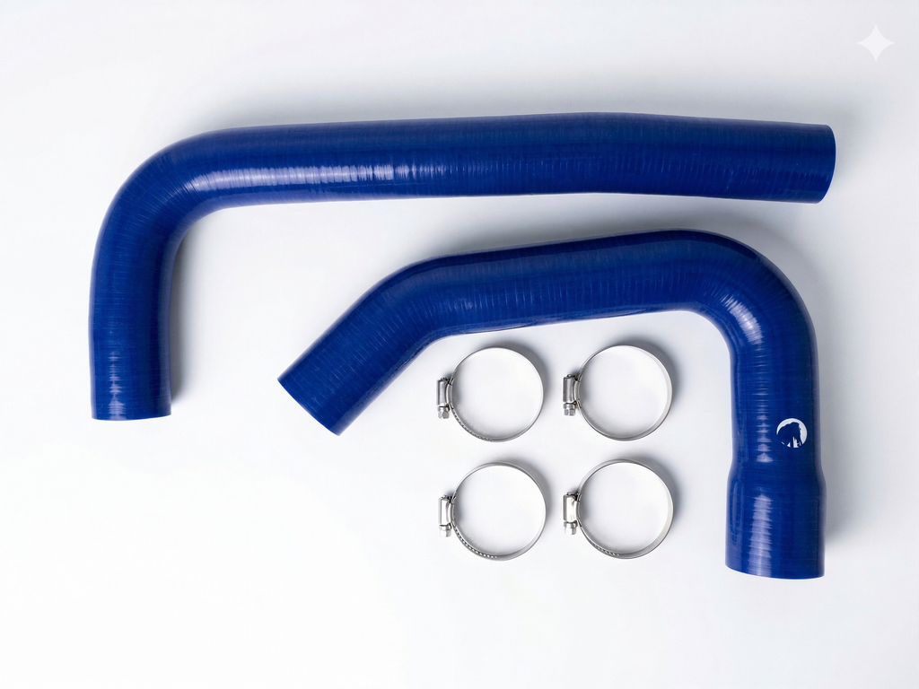 Heavy Duty Silicone Coolant Hose Kit Compatible With 2015-2018 Dodge Ram Cummins 2500 3500 6.7L Diesel