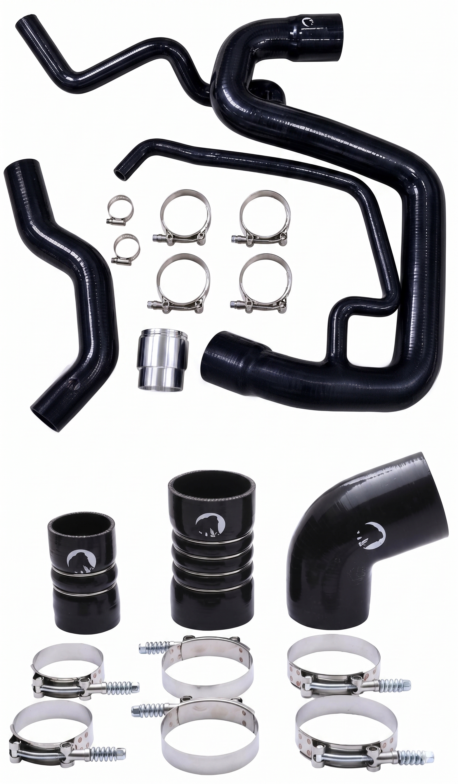 Heavy Duty Silicone Intercooler & Coolant Hose Kit 2006-2010 Chevy Silverado & GMC Sierra 6.6L Duramax