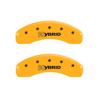 MGP 4 Caliper Covers Engraved F & R Gm Style/Hybrid Yellow Finish Black Char 2002 GMC Sierra 1500